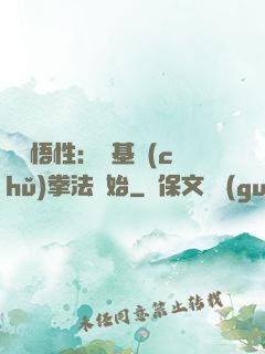 頂級悟性：從基礎(chǔ)拳法開始